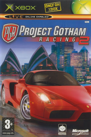 project gotham racing 2 clean cover art